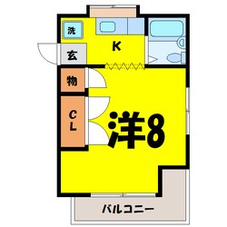 メゾン清水（高崎市柳川町）の物件間取画像